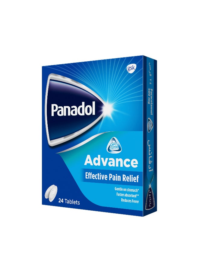 Panadol Advance 500 Tablets 24 - Image 2